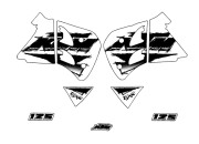 KTM Наклейки декоративные 125 SX/EXC