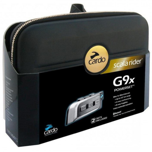 CARDO Мотогарнитура scala rider G9X POWERSET