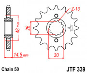 JT Звезда цепного привода JTF339.15