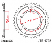 JT Звезда цепного привода JTR1792.45ZBK