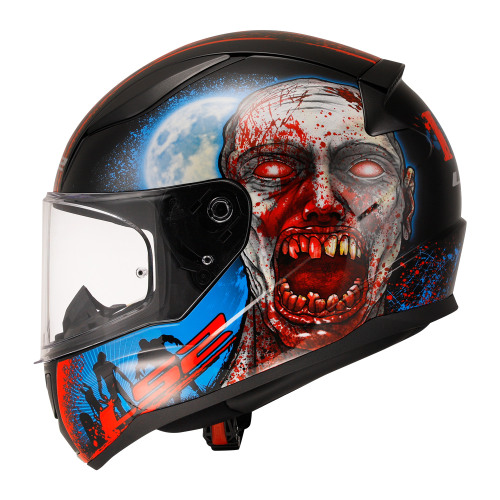 LS2 Мотошлем FF353 RAPID II ZOMBIE