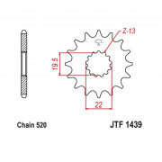 JT Звезда цепного привода JTF1439.13