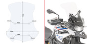 GIVI Стекло высокое ветровое BMW F750 GS (2018 - )