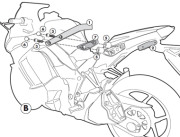 GIVI Установочный комплект для PLXR4100