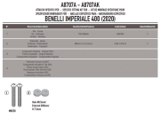 GIVI Крепление ветрового стекла A201, A210 BENELLI Imperiale 400 (20 > 24)