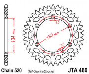 JT Звезда цепного привода JTA460.48