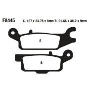 EBC Тормозные колодки синтетические для квадроциклов