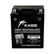 KAGE Аккумулятор YTX14AH-BS, YB14-B2, YB14-A2