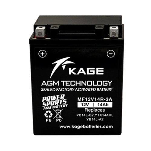 KAGE Аккумулятор YTX14AH-BS, YB14-B2, YB14-A2