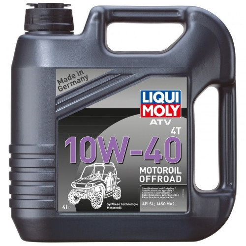 LIQUI  MOLY Синт. мот. масло д/4-т.мотоц. ATV 4T 10W-40 SL;MA-2 (4л)