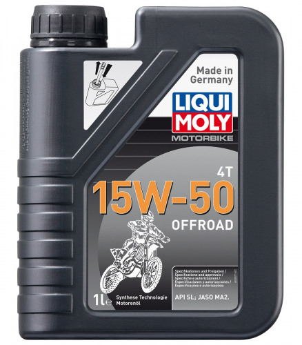 LIQUI  MOLY НС-син.мот.масло д/4-т.мотоц.Motorbike 4TOffroad.15W-50 (1л)
