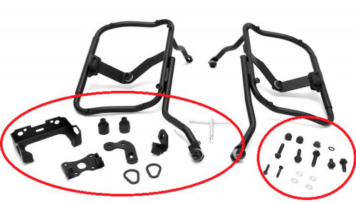 GIVI Крепеж боковых кофров Yamaha FZ8/Fazer 8 800 (10-15)(Некомплект.Отсутствуют крепежи)