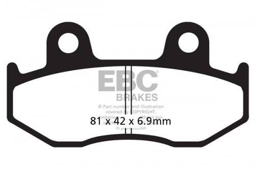 EBC Тормозные колодки органические