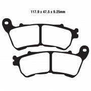 EBC Тормозные колодки полусинтетические