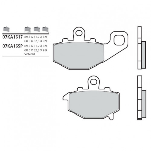 BREMBO Тормозные колодки