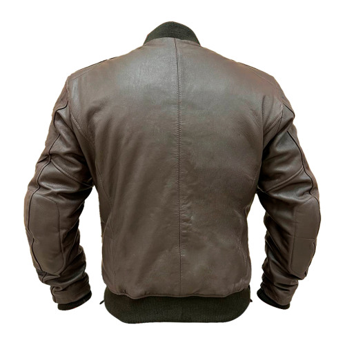 MCP Мотокуртка мужская кожаная классическая BOMBER