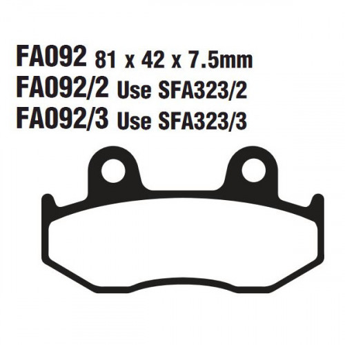 EBC Тормозные колодки органические