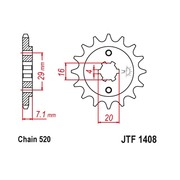 JT Звезда цепного привода JTF1408.15