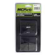 MCP Тормозные колодки аналог FA158 (LESS METALLIC)
