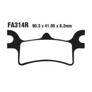 EBC Тормозные колодки синтетические для квадроциклов