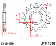 JT Звезда цепного привода JTF1536.15RB