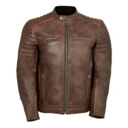 MCP Мотокуртка мужская кожаная классическая ROX