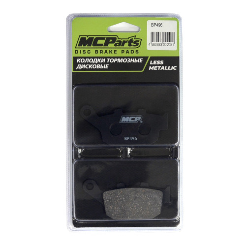MCP Тормозные колодки аналог FA496 (LESS METALLIC)