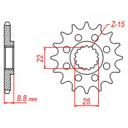 MTX Звезда цепного привода аналог JTF1901.13SC