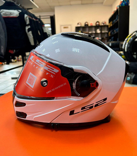 LS2 Мотошлем FF324 METRO Solid(Отсутствует часть механизма крепления визора. Брак.)
