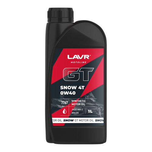 Моторное масло GT Snow 4T 0W40 SN, 1л