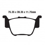 EBC Тормозные колодки синтетические для квадроциклов