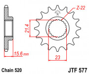 JT Звезда цепного привода JTF577.14