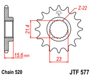 JT Звезда цепного привода JTF577.14