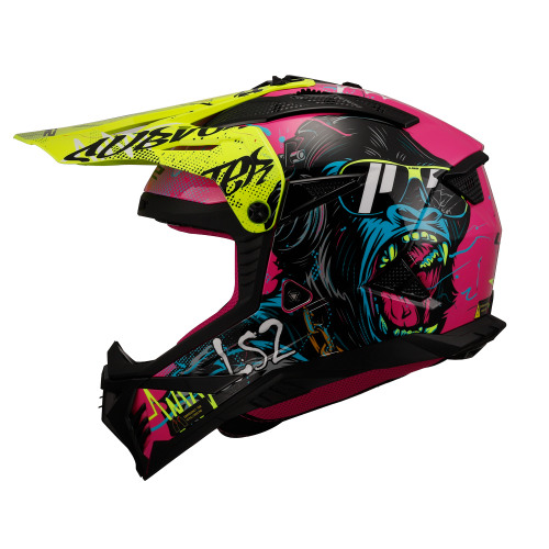 LS2 Мотошлем MX708 FAST II GORILLA