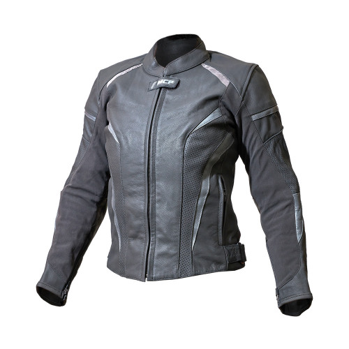 MCP Мотокуртка женская кожаная спортивная Valencia (брак внутрянки рукава)