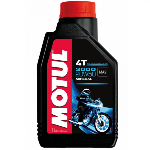 MOTUL Мотор\масло 3000 4T SAE 20W50 12*1л
