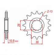 MTX Звезда цепного привода аналог JTF579.17