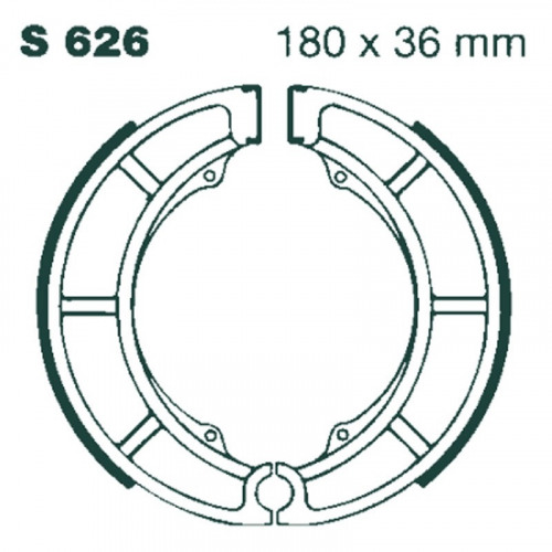 EBC Тормозные колодки барабанный тормоз
