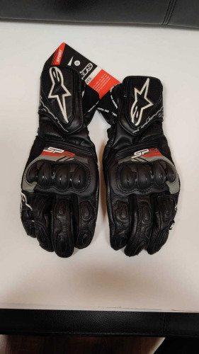 ALPINESTARS Мотоперчатки кожаные SP-8 v3 ( разошелся шов, правая )