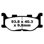 EBC Тормозные колодки полусинтетические