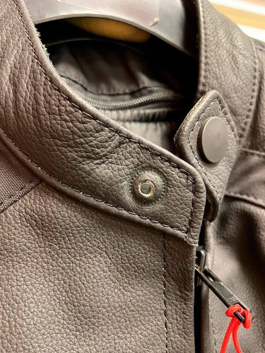 MCP Мотокуртка кожаная спортивная Aragon AIR (Оторвана клепка на воротнике)