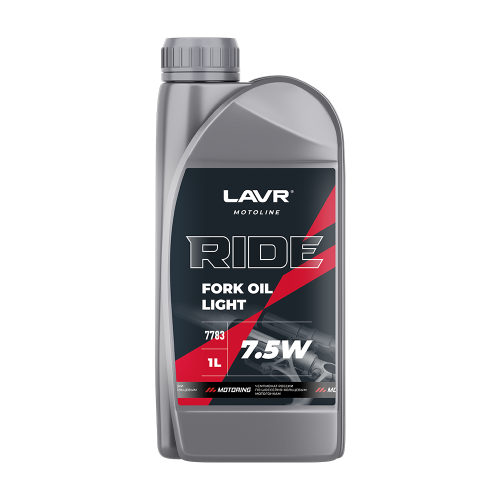 LAVR Вилочное масло RIDE Fork oil 7,5W, 1 л