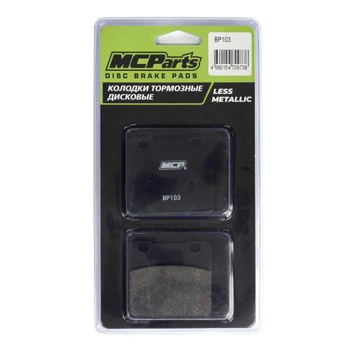 MCP Тормозные колодки аналог FA103 (LESS METALLIC)