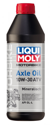 LIQUI  MOLY Мин.тр. масло Motorbike Axle Oil ATV 10W-30 (GL-4)(1л)