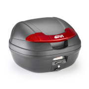 GIVI Кофр BLACK RED REFLECTORS