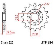 JT Звезда цепного привода JTF284.12