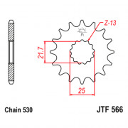 JT Звезда цепного привода JTF566.15