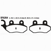 EBC Тормозные колодки органические для скутера