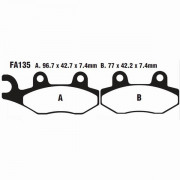 EBC Тормозные колодки синтетические для квадроциклов