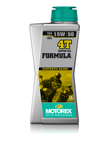 MOTOREX Масло моторное FORMULA 4T SAE 15W/50 JASO MA2 1 л
